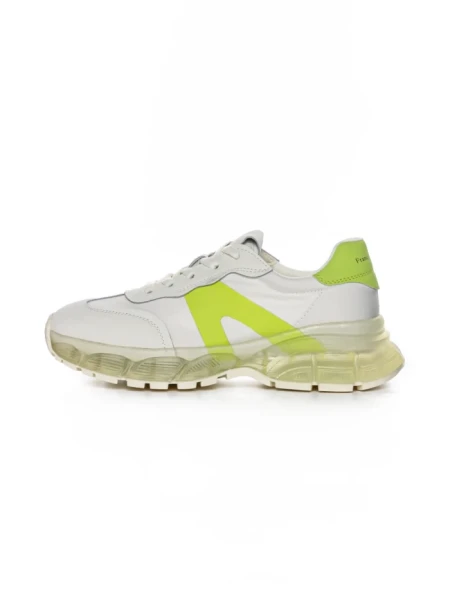 Pantofi Sport Dama din piele naturala 2382-3 GREEN | FRANCO GERARDO