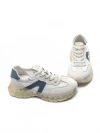 Pantofi Sport Dama din piele naturala 2382-3 BLUE | FRANCO GERARDO