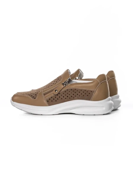 Pantofi Casual Dama din piele naturala CS07 APRICOT | FRANCO GERARDO