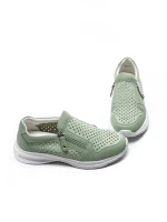 Pantofi Casual Dama din piele naturala CS07 GREEN | FRANCO GERARDO