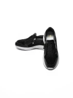 Pantofi Casual Dama din piele naturala CS07 BLACK | FRANCO GERARDO