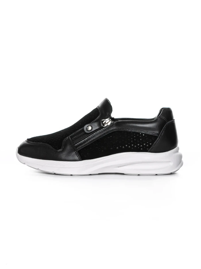 Pantofi Casual Dama din piele naturala CS07 BLACK | FRANCO GERARDO