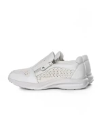 Pantofi Casual Dama din piele naturala CS07 WHITE | FRANCO GERARDO