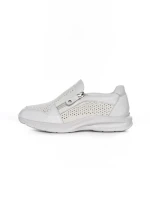 Pantofi Casual Dama din piele naturala CS07 WHITE | FRANCO GERARDO