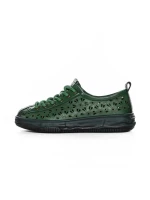 Pantofi Casual Dama din piele naturala 98088 GREEN | FORMAZIONE
