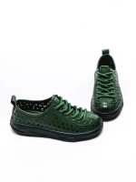 Pantofi Casual Dama din piele naturala 98088 GREEN | FORMAZIONE