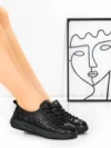 Pantofi Casual Dama din piele naturala 98088 BLACK | FORMAZIONE