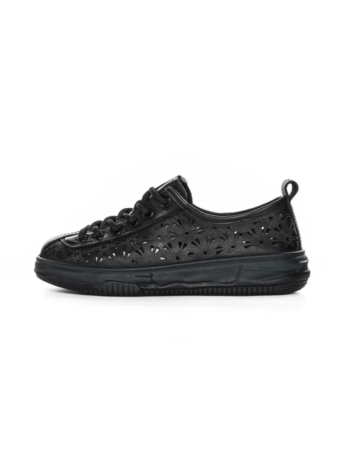 Pantofi Casual Dama din piele naturala 98088 BLACK | FORMAZIONE