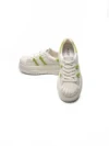 Pantofi Sport Dama din piele naturala P58023 WHITE-GREEN | BERLINER