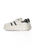 Pantofi Sport Dama din piele naturala P58023 WHITE-BLACK | BERLINER