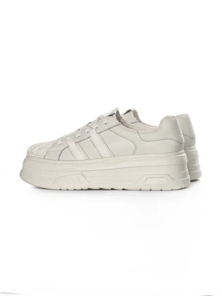 Pantofi Sport Dama din piele naturala P58023 WHITE | BERLINER