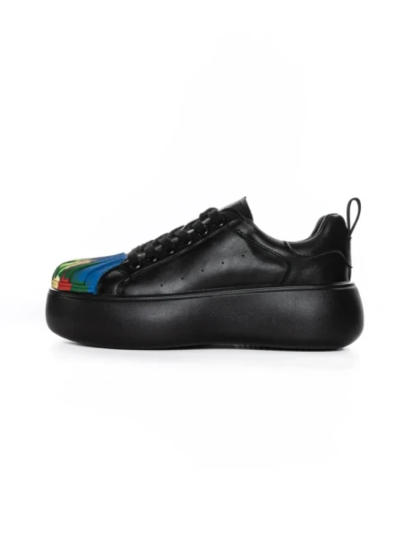 Pantofi Casual Dama din piele naturala 88135 BLACK | FRANCO GERARDO