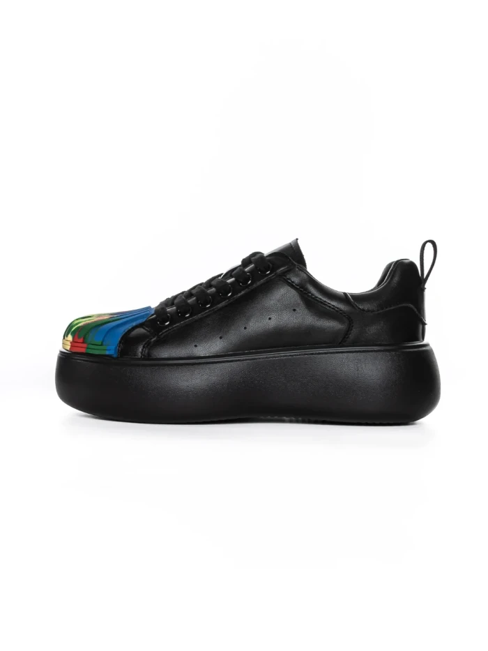 Pantofi Casual Dama din piele naturala 88135 BLACK | FRANCO GERARDO