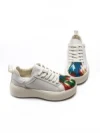 Pantofi Casual Dama din piele naturala 88135 WHITE | FRANCO GERARDO