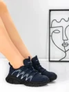 Pantofi Sport Dama din piele naturala 2382-1 BLUE | FRANCO GERARDO