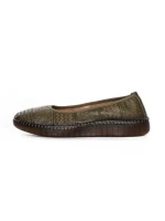 Balerini Dama din piele naturala 2211-2 GREEN | BERLINER