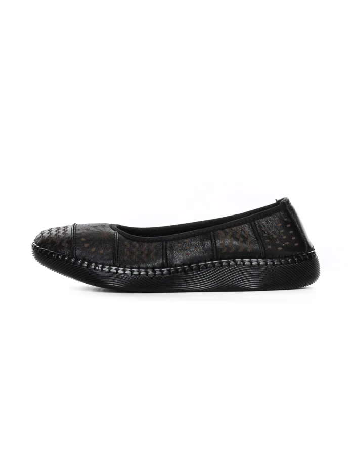 Balerini Dama din piele naturala 2211-2 BLACK | BERLINER