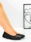 Balerini Dama din piele naturala 2211-2 BLACK | BERLINER