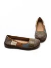 Balerini Dama din piele naturala 2211-1 APRICOT-GREEN | BERLINER