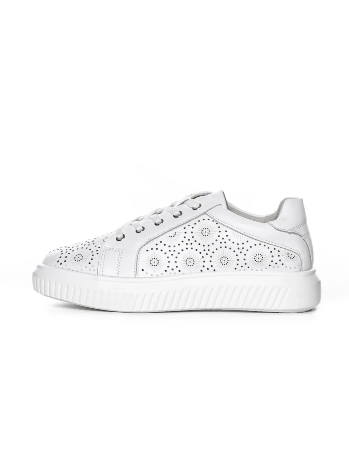 Pantofi Casual Dama din piele naturala KD87983 WHITE | BERLINER