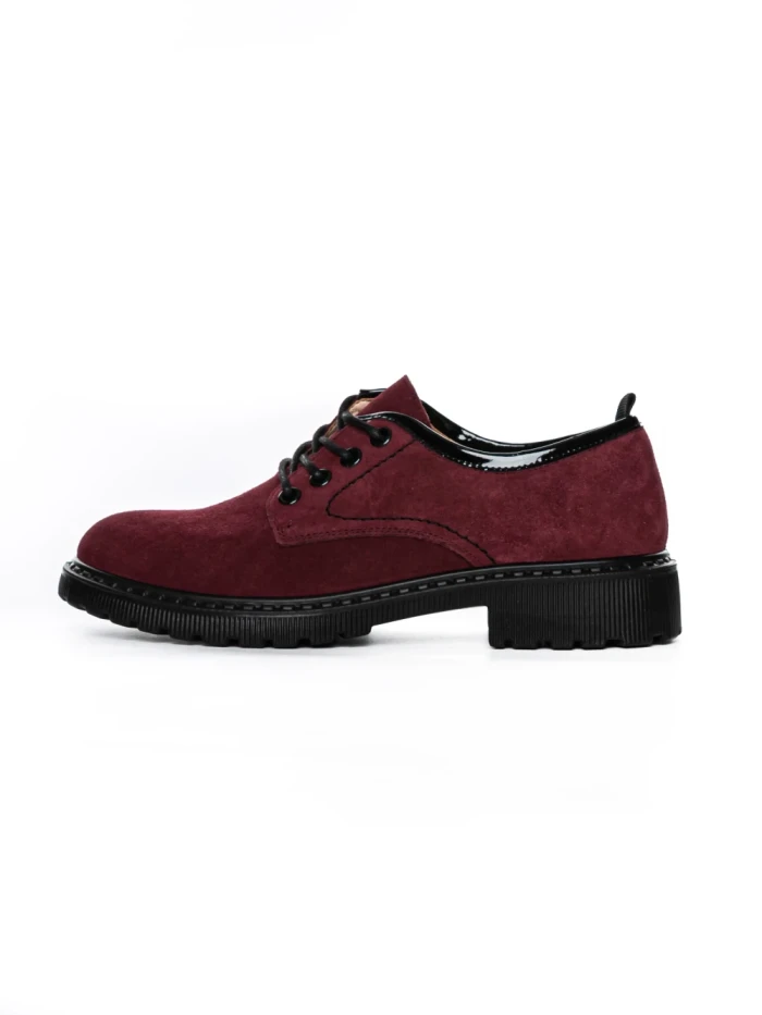 Pantofi Casual Dama din piele naturala 3218H01 WINE | FORMAZIONE