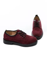 Pantofi Casual Dama din piele naturala 3218H01 WINE | FORMAZIONE