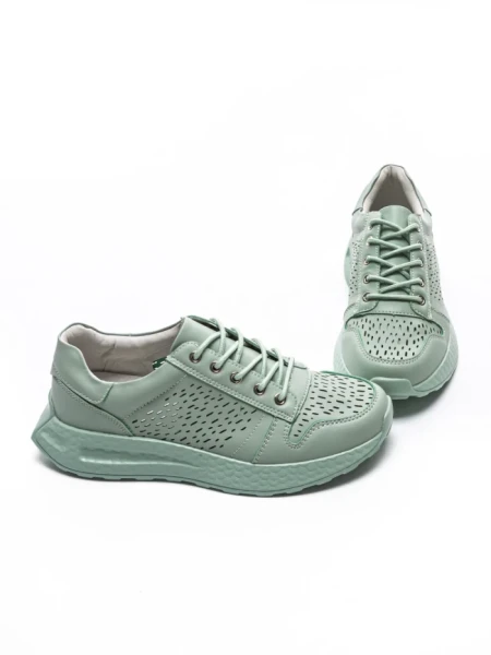 Pantofi Casual Dama din piele naturala K250-1 GREEN | GALLOP