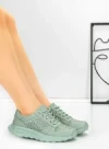 Pantofi Casual Dama din piele naturala K250-1 GREEN | GALLOP