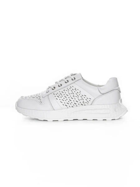 Pantofi Casual Dama din piele naturala K250-1 WHITE | GALLOP
