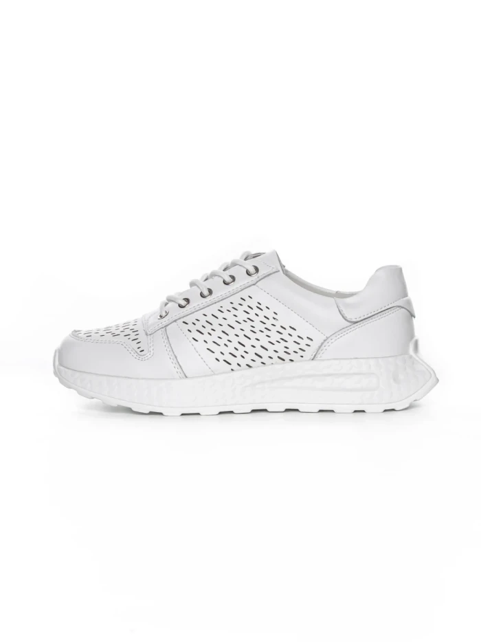 Pantofi Casual Dama din piele naturala K250-1 WHITE | GALLOP