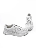 Pantofi Casual Dama din piele naturala K250-1 WHITE | GALLOP