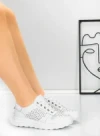 Pantofi Casual Dama din piele naturala K250-1 WHITE | GALLOP