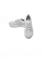 Pantofi Casual Dama din piele naturala K250-1 WHITE | GALLOP