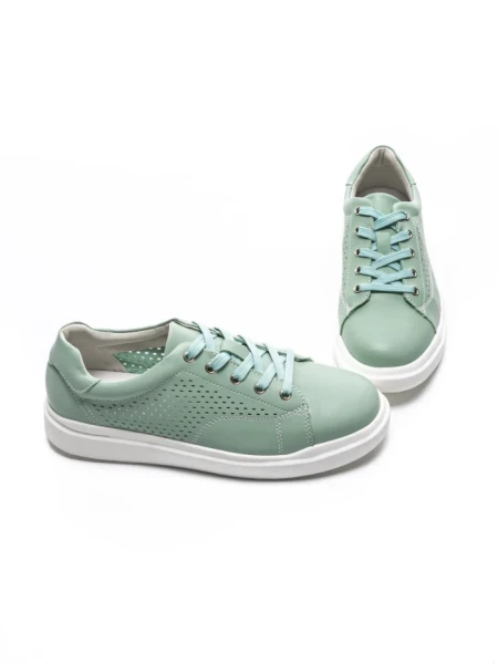 Pantofi Casual Dama din piele naturala KD87981 GREEN | BERLINER