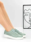 Pantofi Casual Dama din piele naturala KD87981 GREEN | BERLINER
