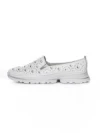 Balerini Dama din piele naturala K242-4 WHITE | GALLOP