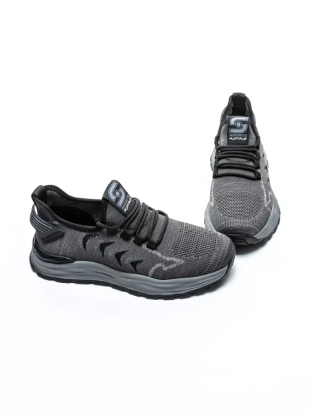 Pantofi Sport Barbati din piele naturala D033 GREY | MELS