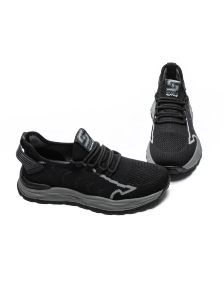 Pantofi Sport Barbati din piele naturala D033 BLACK | MELS