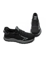 Pantofi Sport Barbati din piele naturala D033 BLACK | MELS