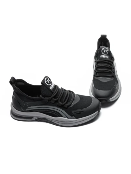 Pantofi Sport Barbati din piele naturala 99939-1 BLACK | FRANCO GERARDO