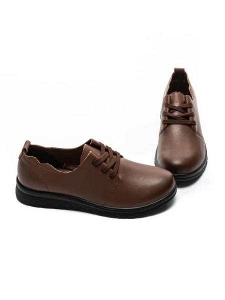 Pantofi Casual Dama din piele naturala 231151 BROWN | GALLOP