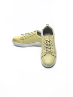 Pantofi Casual Dama din piele naturala K243-1 YELLOW | GALLOP