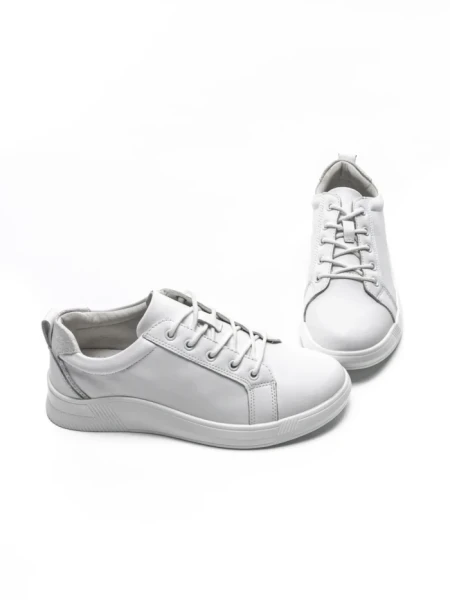 Pantofi Casual Dama din piele naturala K243-1 WHITE | GALLOP