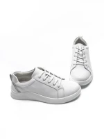 Pantofi Casual Dama din piele naturala K243-1 WHITE | GALLOP