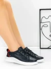 Pantofi Casual Dama din piele naturala K243-1 DARK BLUE | GALLOP