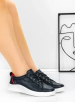 Pantofi Casual Dama din piele naturala K243-1 DARK BLUE | GALLOP