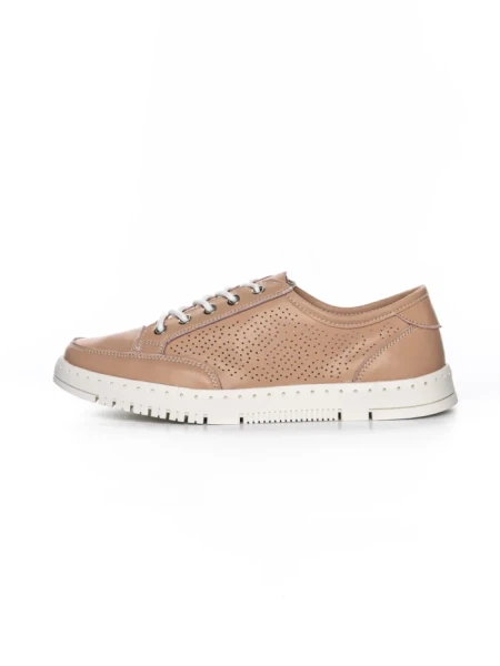 Pantofi Casual Dama din piele naturala K251-1 PINK | GALLOP