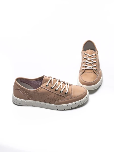 Pantofi Casual Dama din piele naturala K251-1 PINK | GALLOP