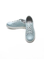 Pantofi Casual Dama din piele naturala K251-1 LIGHT BLUE | GALLOP