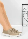 Pantofi Casual Dama din piele naturala K251-1 APRICOT | GALLOP